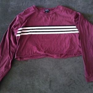Maroon crop top!